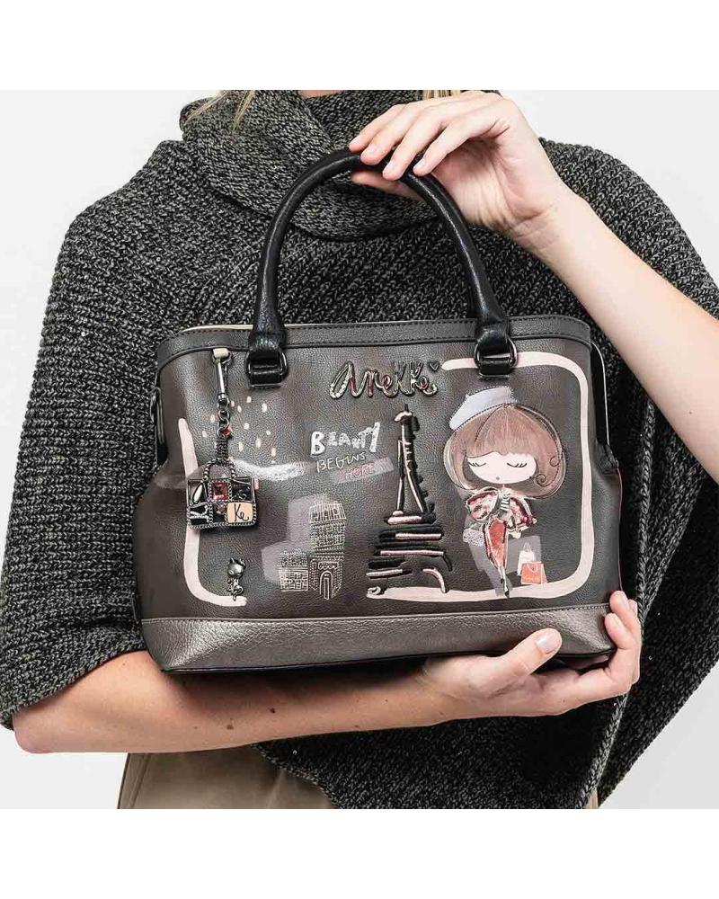 BOLSO DE ASA CORTA ANEKKE MADEMOISELLE MARRÓN - REF. 41801-061 MARRON