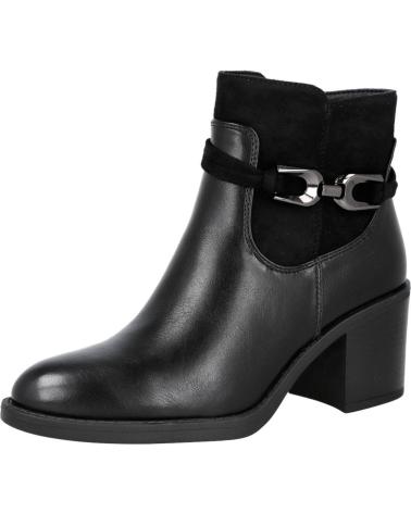 BOTINES DE TACÓN HISPANFLEX NEGROS - MODELO 2533 NEGRO