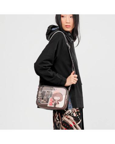 SAC BANDOULIÈRE ANEKKE MADEMOISELLE MARRON 2 COMPARTIMENTS - RÉF. 41803-183 MARRON