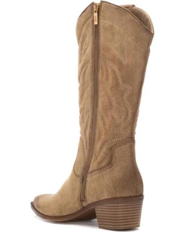 BOTA COWBOY XTI 14430803 BEGE COM SALTO BEIGE