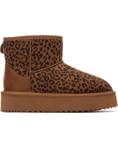 XTI STIEFELETTE AUS WILDLEDERIMITAT MIT LEOPARDENMUSTER 144441 LEOPARDO