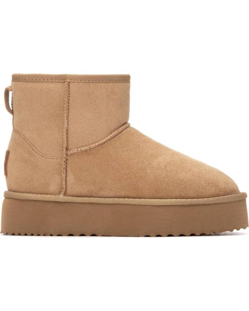 XTI BOTA CURTA DE CAMURÇA BEGE 144441 BEIGE