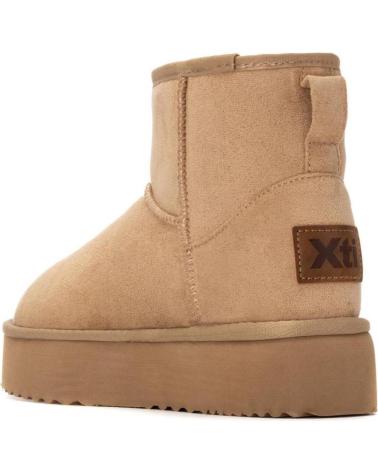 XTI BOTA CURTA DE CAMURÇA BEGE 144441 BEIGE