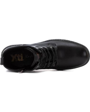 XTI 144454 SCHWARZER MILITÄRSTIEFEL NEGRO