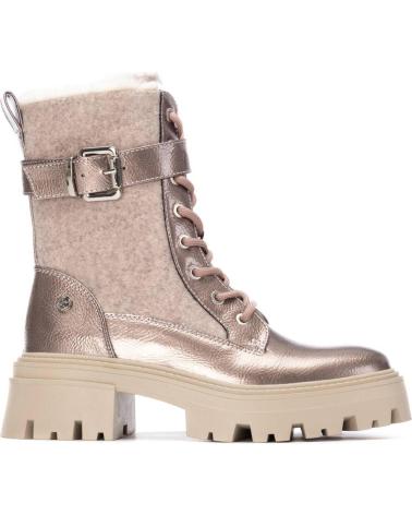 XTI 144669 NUDE STIEFELETTEN MIT PROFILSOHLE NUDE