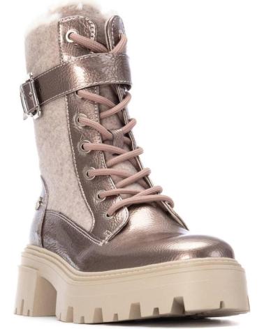 XTI 144669 NUDE STIEFELETTEN MIT PROFILSOHLE NUDE
