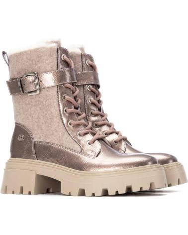 XTI 144669 NUDE STIEFELETTEN MIT PROFILSOHLE NUDE