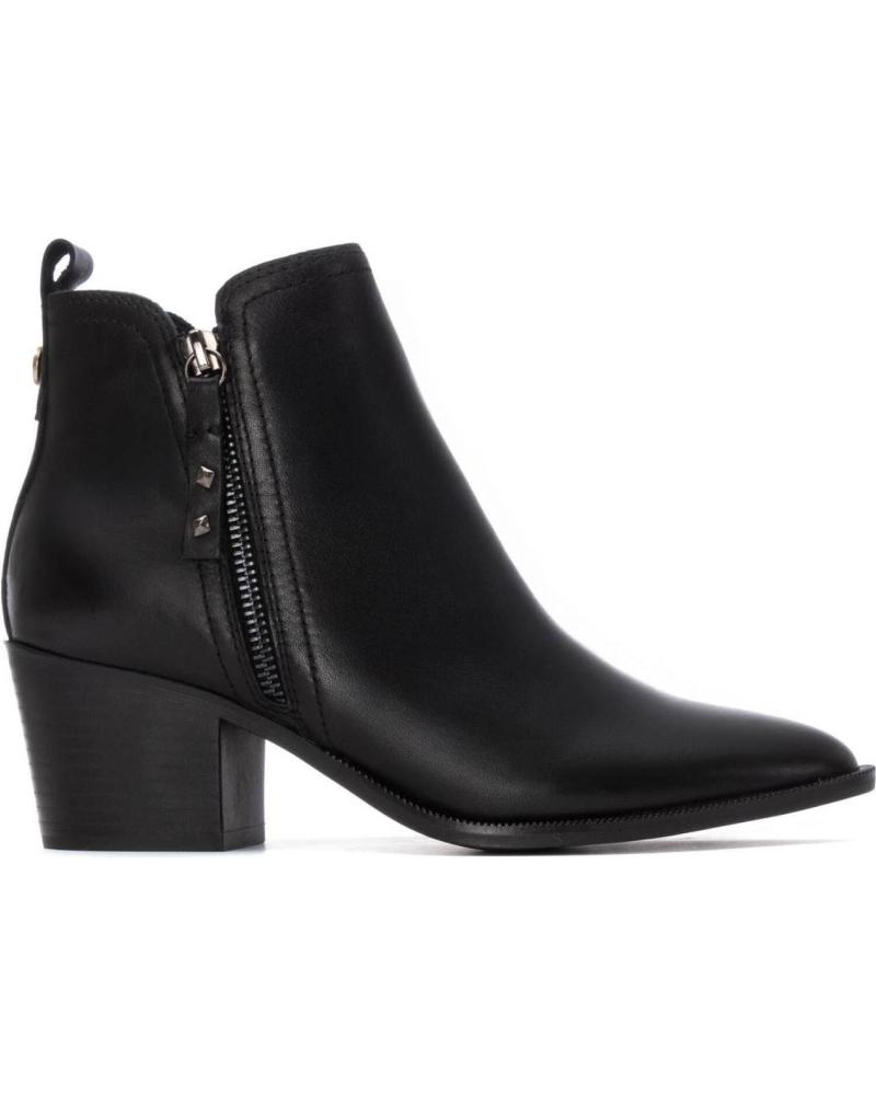 CARMELA 162585 - BOTÍN DE PIEL NEGRO NEGRO