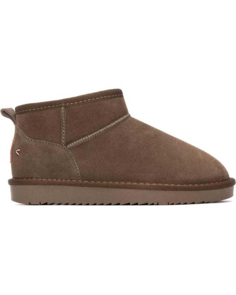 BOTA CURTA PLANA CARMELA 162635 CÁQUI KAKI