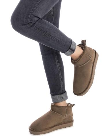 BOTA CURTA PLANA CARMELA 162635 CÁQUI KAKI