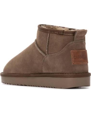 BOTA CURTA PLANA CARMELA 162635 CÁQUI KAKI