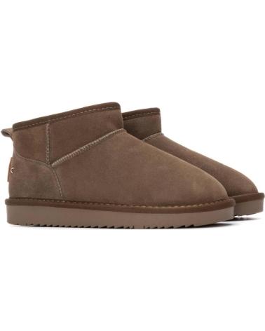 BOTA CURTA PLANA CARMELA 162635 CÁQUI KAKI