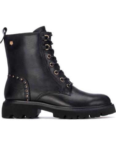 CARMELA 162690 - SCHWARZER MILITÄRSTIEFEL MIT NIETEN UND SCHNÜRSENKELN NEGRO