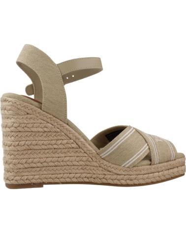 TOMMY HILFIGER SANDALIAS MUJER MODELO FW0FW08668 COLOR MARRON CLARO ACC