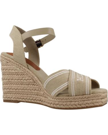 TOMMY HILFIGER SANDALIAS MUJER MODELO FW0FW08668 COLOR MARRON CLARO ACC