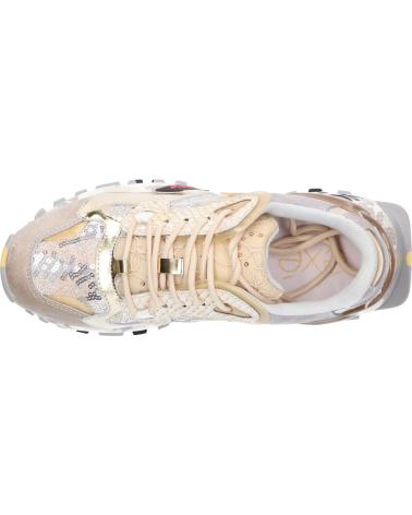 EXE 134-10 LEDER TAUPE GOLD SNEAKER LEATHER TAUPE GOLD