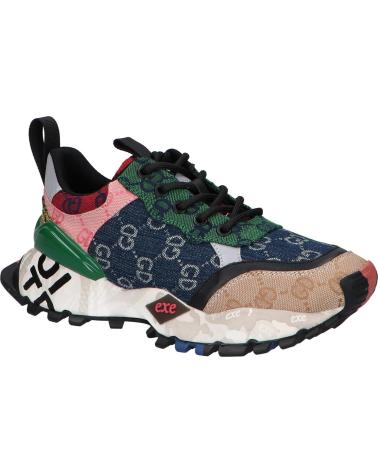 EXE 134-101 TEXTIL SNEAKER BLAU GRÜN TEXTIL BLUE GREEN
