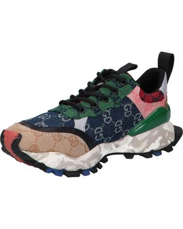 EXE 134-101 TEXTIL SNEAKER BLAU GRÜN TEXTIL BLUE GREEN