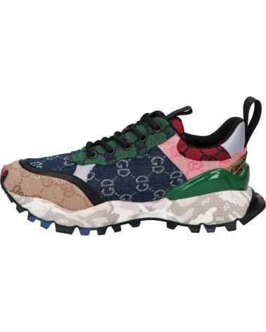 EXE 134-101 TEXTIL SNEAKER BLAU GRÜN TEXTIL BLUE GREEN