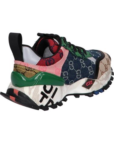 EXE 134-101 TEXTIL SNEAKER BLAU GRÜN TEXTIL BLUE GREEN