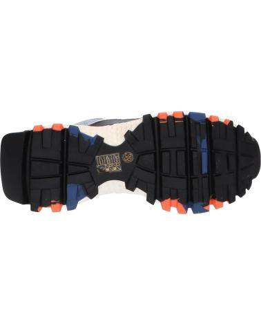 SNEAKERS EXE 3020-2 PELLE BLUE DENIM LEATHER BLUE DENIM