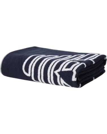 TOALLA EMPORIO ARMANI EX000019AF12331 AZUL CON LOGO DISTINTIVO AZUL
