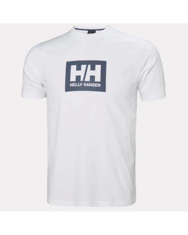 HELLY HANSEN T-SHIRT 54597 WHITE WITH HH LOGO BLANCO
