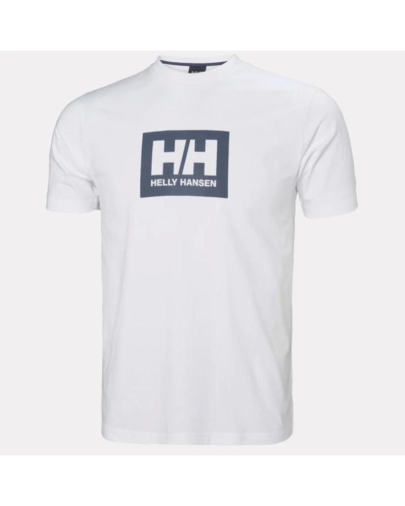 HELLY HANSEN T-SHIRT 54597 WHITE WITH HH LOGO BLANCO
