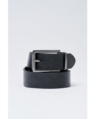 SALSA GÜRTEL 21010096 SCHWARZ AUS LEDER MIT QUADRATISCHER SCHNALLE NEGRO