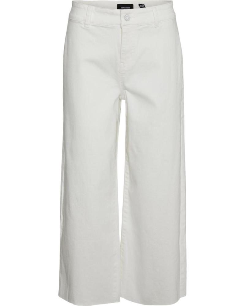 VERO MODA PANTALON CULOTTE 1030783730 BLANC BLANCO