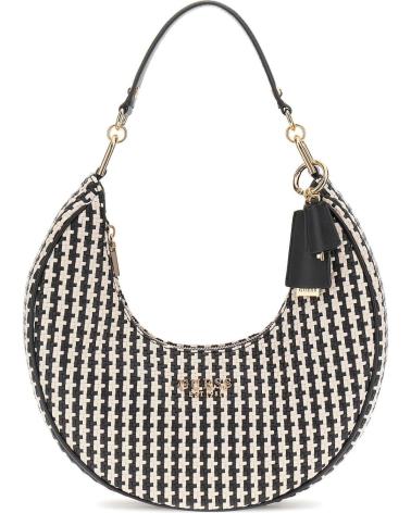 MALA DE OMBRO GUESS HWWG9631020 PRETO NEGRO
