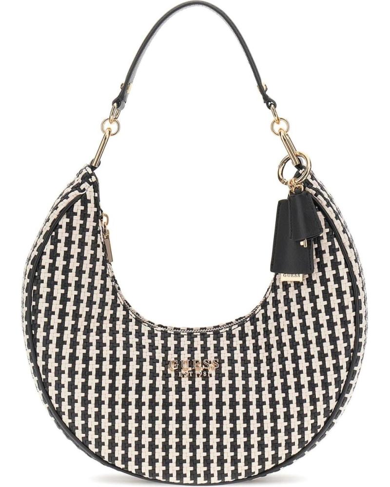 MALA DE OMBRO GUESS HWWG9631020 PRETO NEGRO