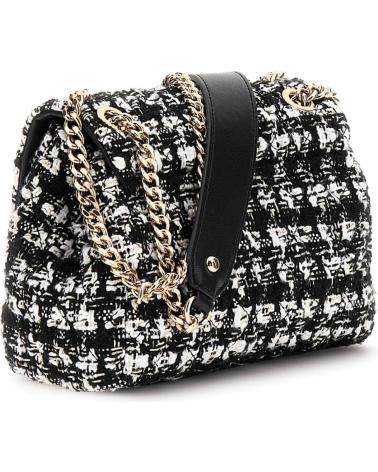 MALA TIRACOLO TWEED GUESS HWBT8679210 PRETO NEGRO