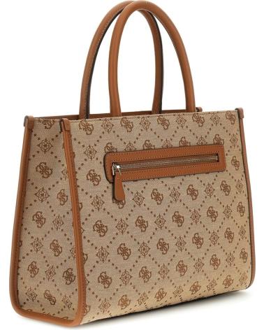 GUESS MALA DE MÃO HWJP9654220 MARROM COM MONOGRAM MARRóN