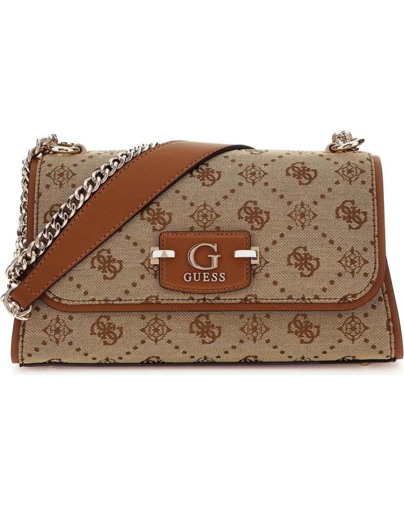 GUESS MALA A TIRACOLO HWJP9654210 MARROM COM LOGOTIPO MARRóN