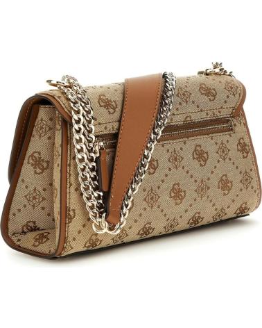 GUESS MALA A TIRACOLO HWJP9654210 MARROM COM LOGOTIPO MARRóN