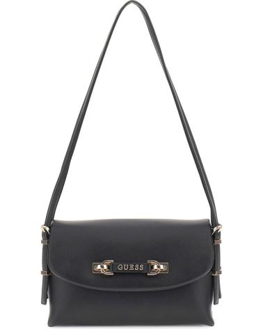 GUESS MALA A TIRACOLO HWBG9644190 PRETO COM FECHO METÁLICO NEGRO