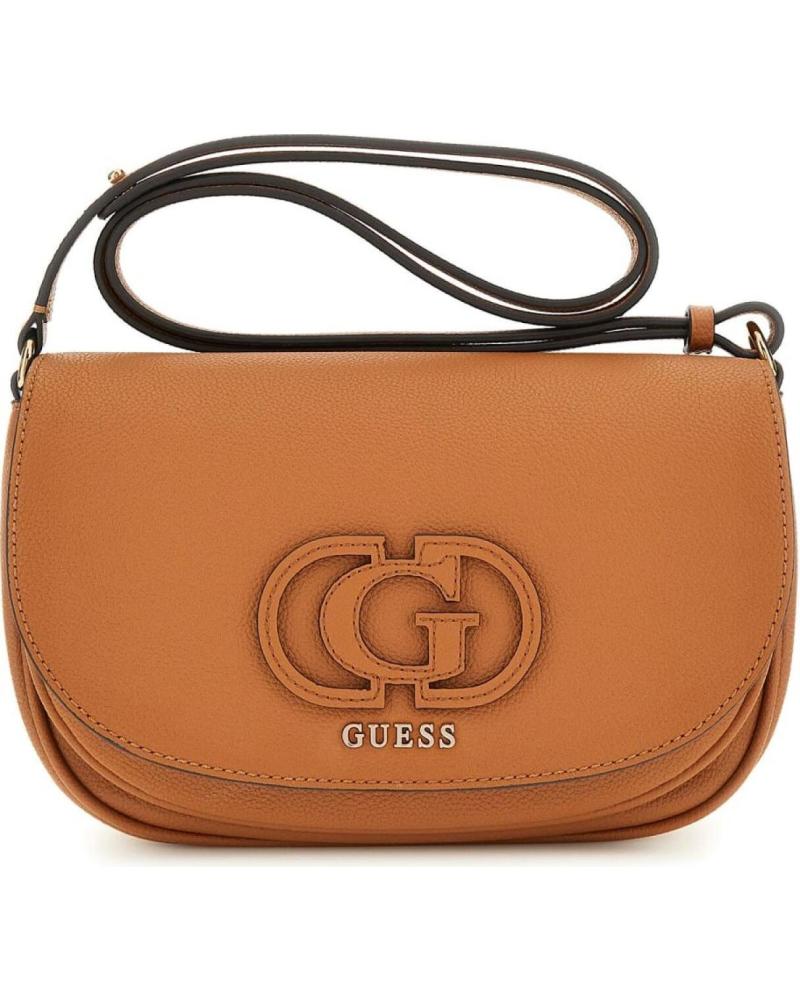 BOLSA A TIRACOLO GUESS HWBG9536210 MARROM MARRóN