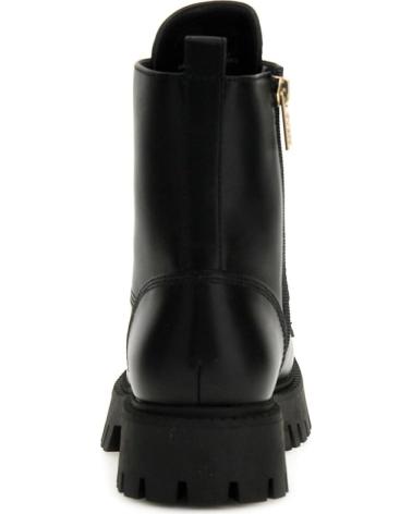 BOTÍN GUESS FLTFNAELE10 NEGRO CON CORDONES NEGRO