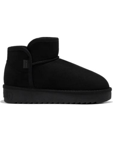 BOTINS RASOS D. FRANKLIN DFSH370021 EM COURO PRETO NEGRO
