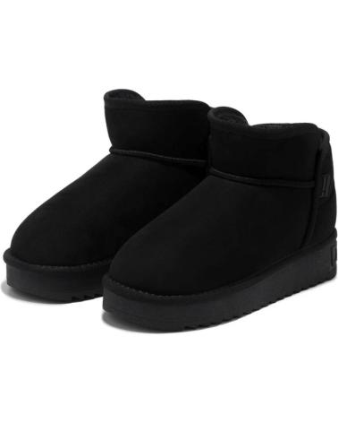 BOTINS RASOS D. FRANKLIN DFSH370021 EM COURO PRETO NEGRO