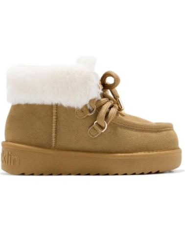 BOTINS RASOS D. FRANKLIN DFSH375006 EM COURO MARROM COM FORRO DE CARNEIRO MARRóN