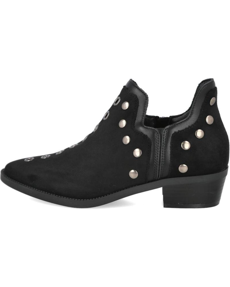 STIVALETTI L&R SHOES NERI CON BORCHIE B5801 NEGRO
