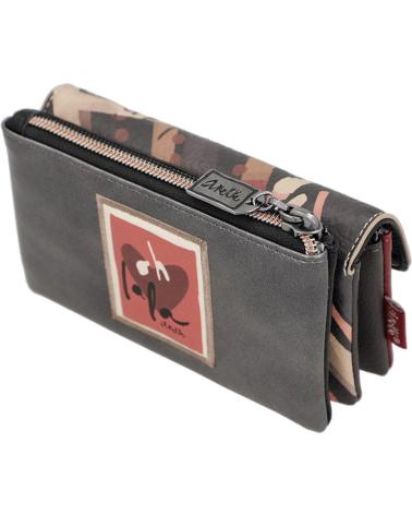 PORTE-MONNAIE À RABAT ANEKKE PARISIAN BORDEAUX 41819-025 BURDEOS