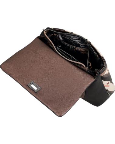 PETIT SAC ANEKKE PARISIAN AVEC ANSE COURTE ET BANDOULIÈRE MARRON 41811-408 MARRON