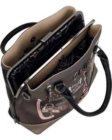 BOLSO DE ASA CORTA ANEKKE MADEMOISELLE MARRÓN - REF. 41801-061 MARRON