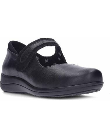 MANOLETINA COMFORT CLASS 5012-CL NEGRA CON CIERRE AUTOADHERENTE NEGRO