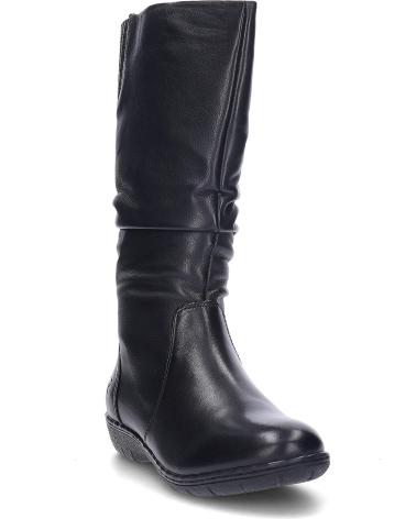 KANGAROOS BOTTES PLATES 887 AVEC FERMETURE ÉCLAIR - NOIR NEGRO