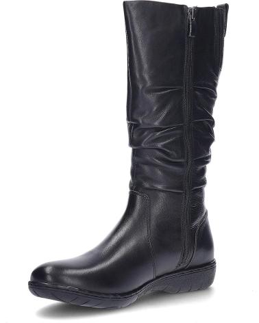 KANGAROOS BOTTES PLATES 887 AVEC FERMETURE ÉCLAIR - NOIR NEGRO