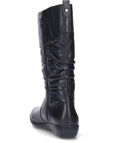 KANGAROOS BOTTES PLATES 887 AVEC FERMETURE ÉCLAIR - NOIR NEGRO